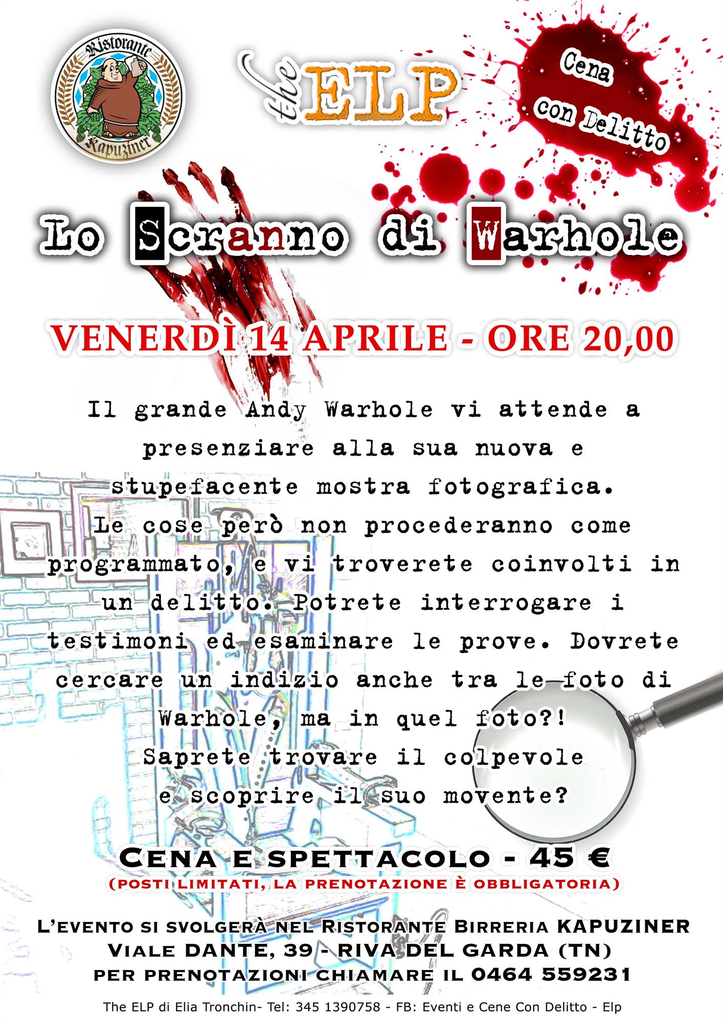 Cena con Delitto - Lo Scranno di Warhole